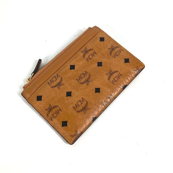 MCM collaboration Sam by Pen Wallet Rait Visetos brown leather - Picture 7 of 11